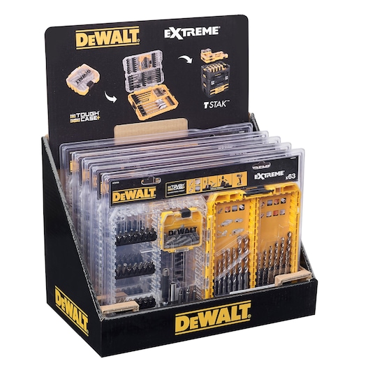 63pc Drill Drive Set with Extreme Masonry & Extreme Metal Drill Bits