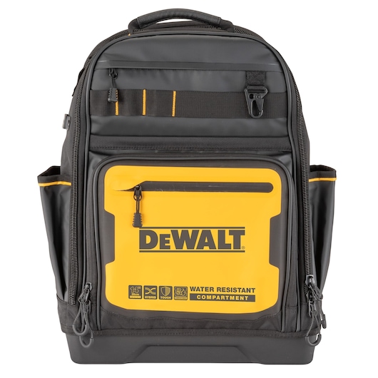 Front view of the Dewalt Pro Backpack