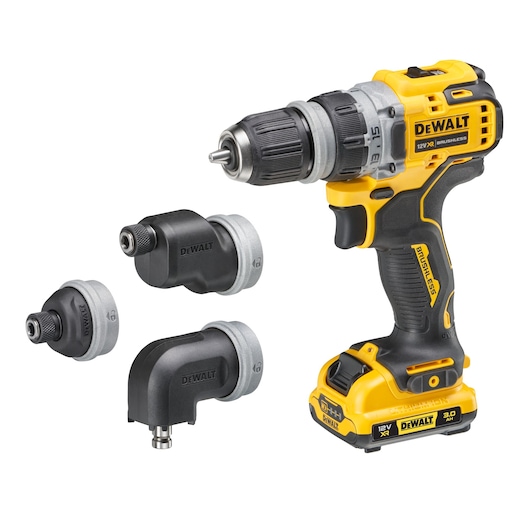 Perceuse Visseuse à têtes multiples XR 12V 3Ah Li-Ion Brushless Perceuse Visseuse à têtes multiples XR 12V 3Ah Li-Ion Brushless