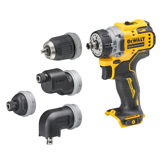 Perceuse Visseuse multi-têtes XR 12V Brushless Perceuse Visseuse multi-têtes XR 12V Brushless