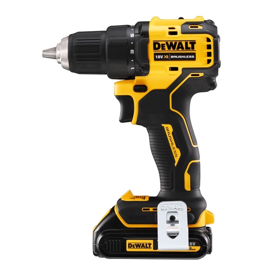 18V XR Brushless Perceuse visseuse compacte 2x1.5Ah en TSTAK 18V XR Brushless Perceuse visseuse compacte 2x1.5Ah en TSTAK
