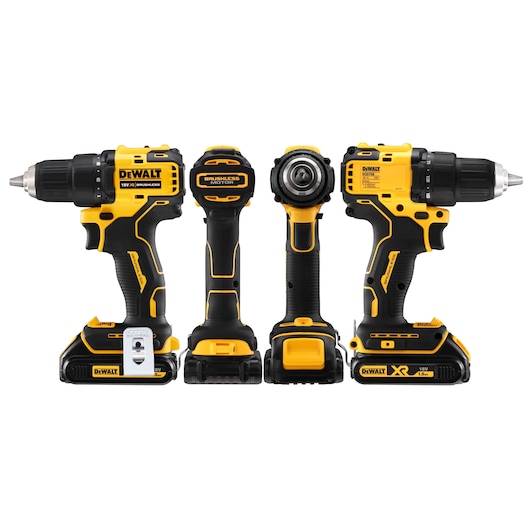 18V XR Brushless Perceuse visseuse compacte 2x1.5Ah en TSTAK 18V XR Brushless Perceuse visseuse compacte 2x1.5Ah en TSTAK