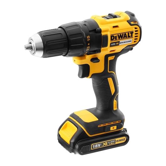 18V XR Brushless Compact Drill Driver - 2 X 1.5Ah