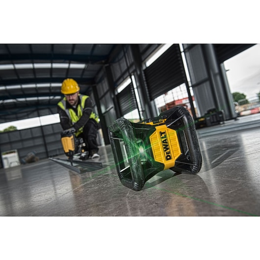 18V XR roterende laser 600m (groen)