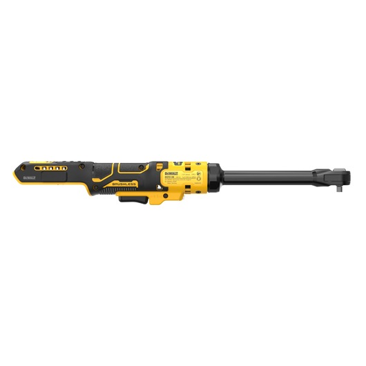 DEWALT 18V XR Brushless _� Extended Ratchet bare unit side view