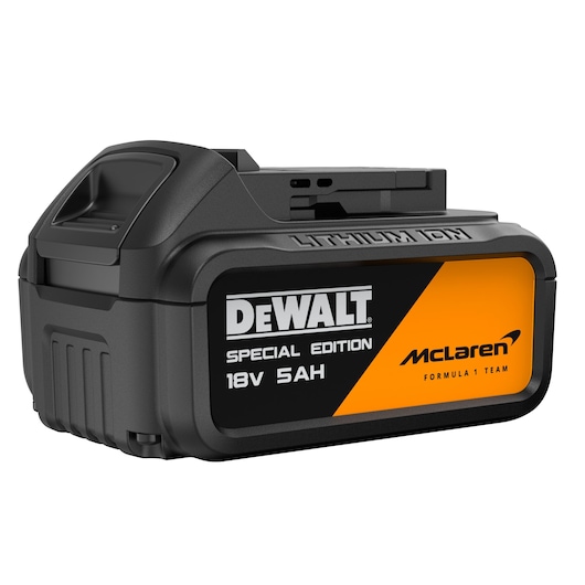 DEWALT x McLaren F1 Team 18V XR Special Edition 5Ah battery
