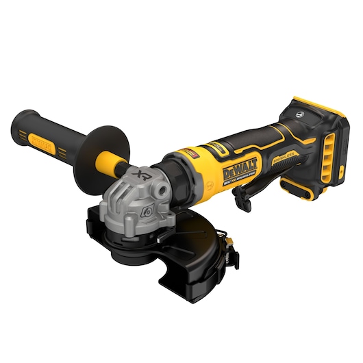 DEWALT 18V XR Compact 125mm Angle Grinder front view