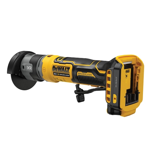 DEWALT 18V XR Compact ​76mm Cut-Off Tool rear angled view