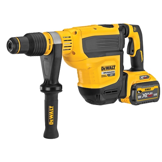 Profile of brushless, cordless SDS MAX combination rotary hammer Profile of brushless, cordless SDS MAX combination rotary hammer