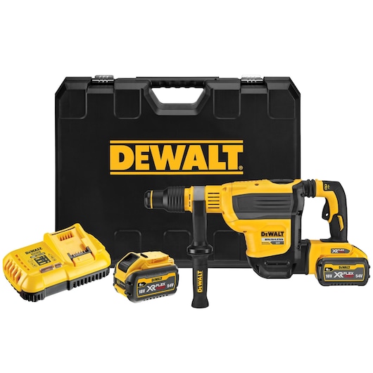 Brushless, cordless SDS MAX combination rotary hammer with its complete kit Brushless, cordless SDS MAX combination rotary hammer with its complete kit