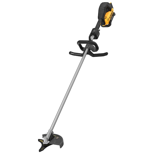 54V Commercial Grade Brushcutter (D handle) bare unit 3/4 view from front