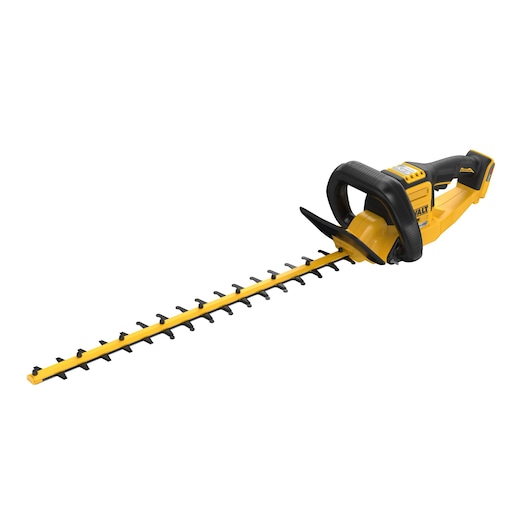 Angled front view of 54V FlexVolt 65cm Hedge Trimmer bare unit