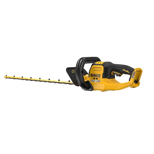 Side view of bare unit 54V FlexVolt 65cm Hedge Trimmer facing left