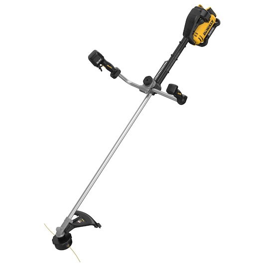 54V Commercial Grade String Trimmer (Bull handle) bare unit 3/4 view