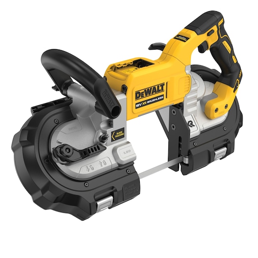 DEWALT 18V XR Brushless Deep Cut Band Saw 3/4 view