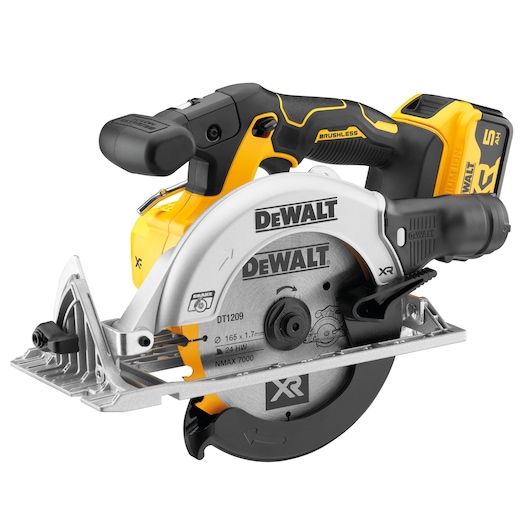 18V XR Brushless 165mm Cirkelzaag 2x 5.0Ah in TSTAK koffer 18V XR Brushless 165mm Cirkelzaag 2x 5.0Ah in TSTAK koffer