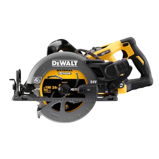 54V XR FLEXVOLT Scie circulaire construction 190mm (alésage losange) 54V XR FLEXVOLT Scie circulaire construction 190mm (alésage losange)