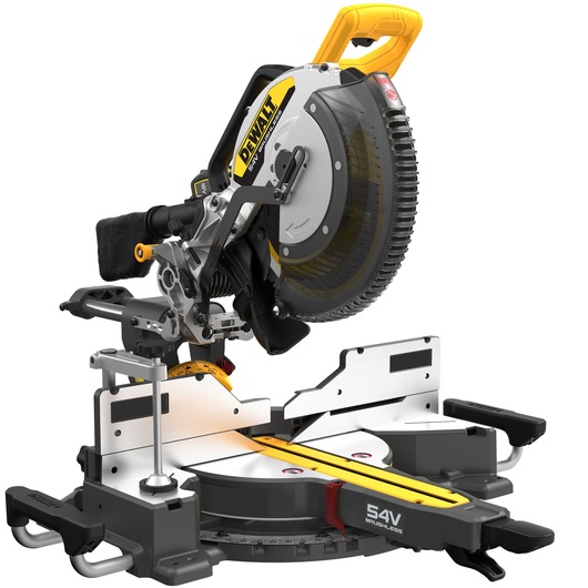 54V XR FLEXVOLT 305MM MITRE SAW FRONT 3/4 ALTERNATIVE VIEW 54V XR FLEXVOLT 305MM MITRE SAW FRONT 3/4 ALTERNATIVE VIEW