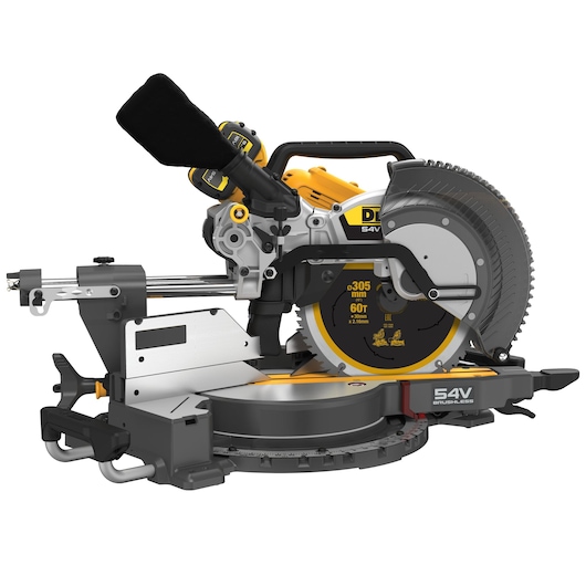 54V XR FLEXVOLT 305MM MITRE SAW RIGHT SIDE ALTERNATIVE VIEW