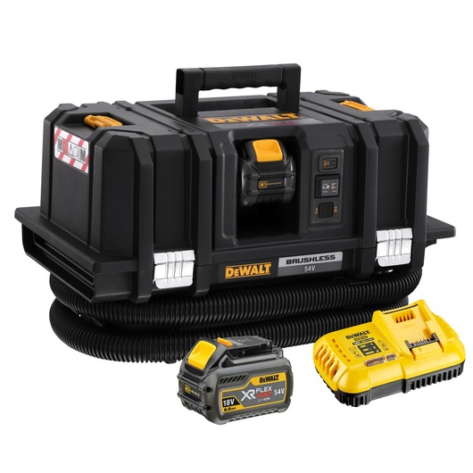 ASPIRATEUR TSTAK XR FLEXVOLT 54V 2AH LI-ION BRUSHLESS EAU ET POUSSIÈRES CLASSE M ASPIRATEUR TSTAK XR FLEXVOLT 54V 2AH LI-ION BRUSHLESS EAU ET POUSSIÈRES CLASSE M
