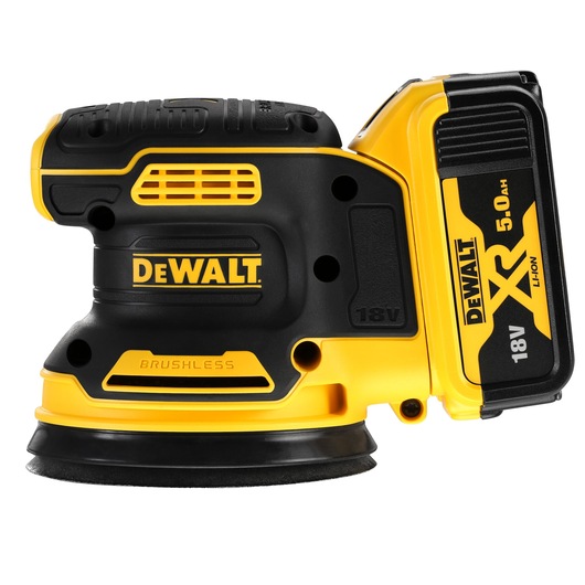 Ponceuse excentrique XR 18V 125mm 2x5Ah LI-ION Brushless Ponceuse excentrique XR 18V 125mm 2x5Ah LI-ION Brushless