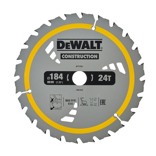 CZB 184x20x24t, positief 18°, kerf 1,8mm