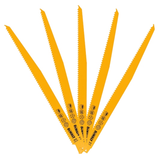 Lames récipro BiM 305mm, bois avec clous, rapide Lames récipro BiM 305mm, bois avec clous, rapide