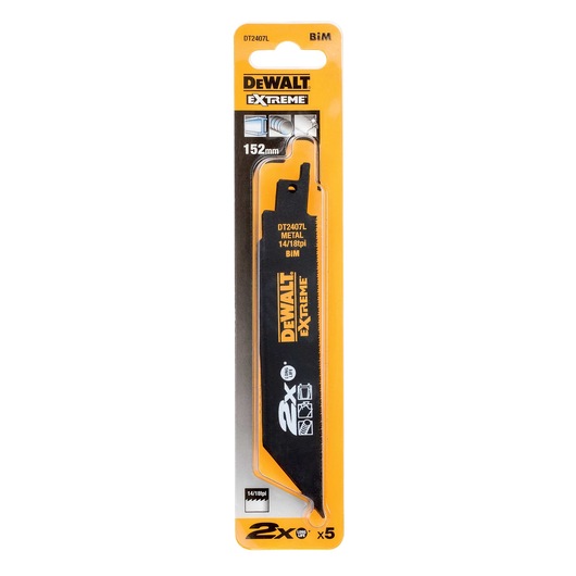 Lame scie sabre 2X BiM 152x4,2mm, métal Lame scie sabre 2X BiM 152x4,2mm, métal