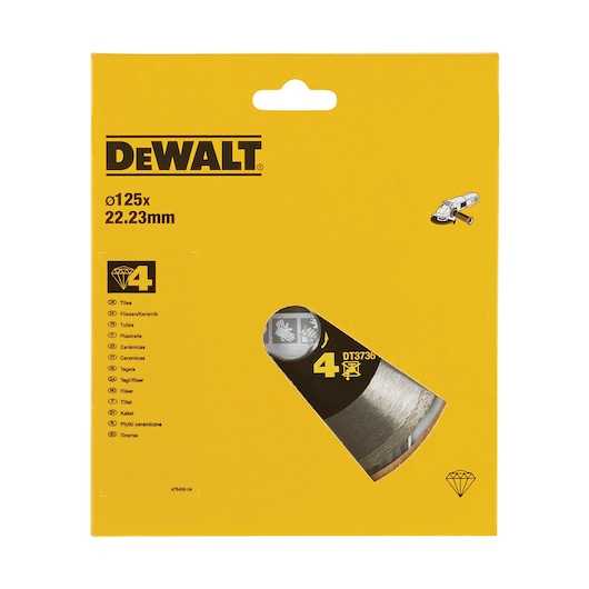 Disque diamant Ø125mm pour carrrelage Disque diamant Ø125mm pour carrrelage