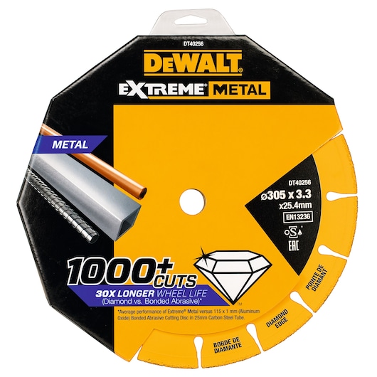EXTREME METAL disque à tronçonner métal 300x25.4x3.3mm