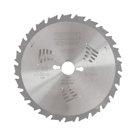 LSC 250x30X24D dent plate limiteur de coupe, positive 10° trait de lame 3,0mm LSC 250x30X24D dent plate limiteur de coupe, positive 10° trait de lame 3,0mm