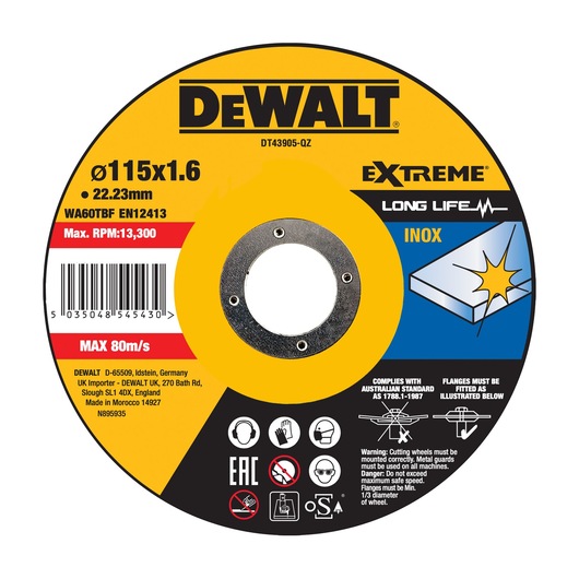 FR 115mm x 1.6mm x 22.23mm FR 115mm x 1.6mm x 22.23mm
