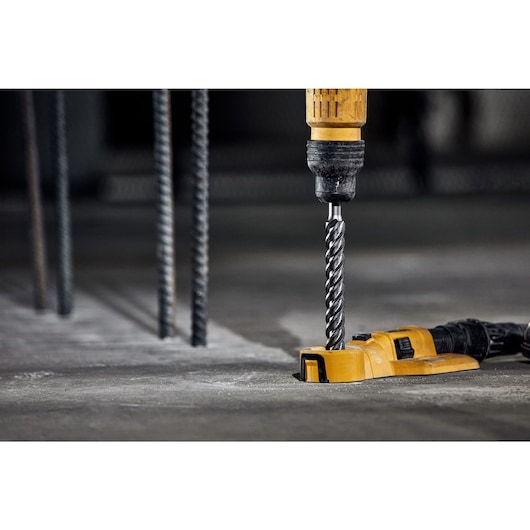 Elite Series Bit drilling into concrete floor