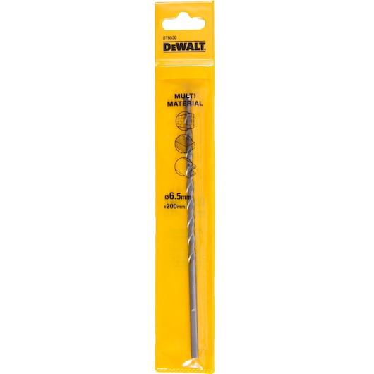 Mèche multi-matériaux Ø6,5mm, longueur 170mm