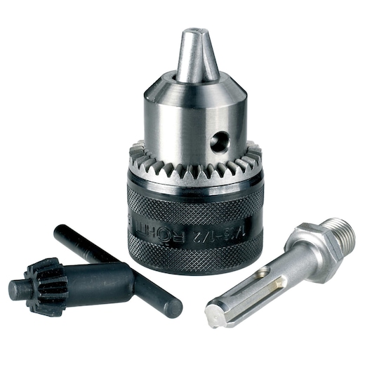 Mandrin 1,0-10mm L/R 1/2"x20UNF. Avec adaptateur SDS-Plus