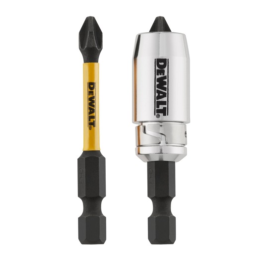 x2 PH2 57mm Flextorq bits with magnetic screw lock face on x2 PH2 57mm Flextorq bits with magnetic screw lock face on