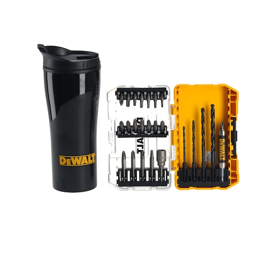 25pc Drill Drive Set & Drinking Mug