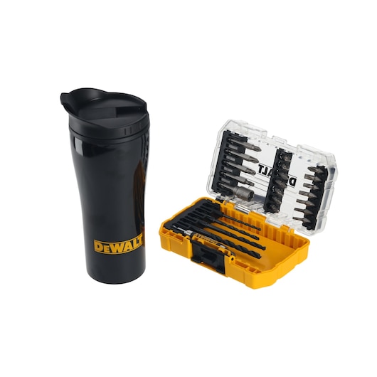 25pc Drill Drive Set & Drinking Mug