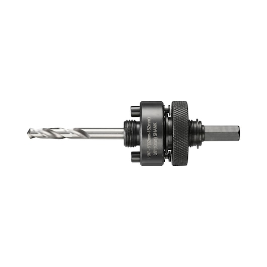 Adapter voor gatenzagen Ø32mm-210mm met 10mm centreerboor