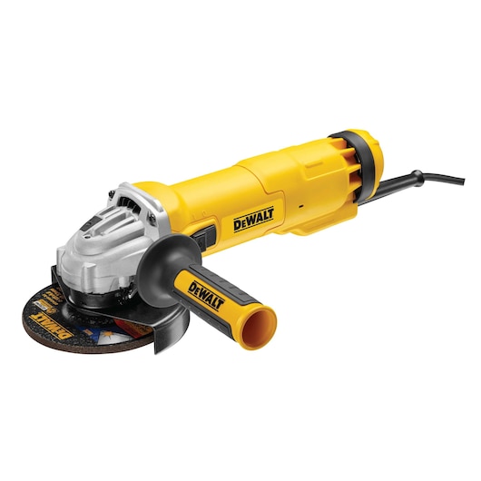 1200W 125mm Haakse slijper met schuifschakelaar en herstartbeveiliging 1200W 125mm Haakse slijper met schuifschakelaar en herstartbeveiliging