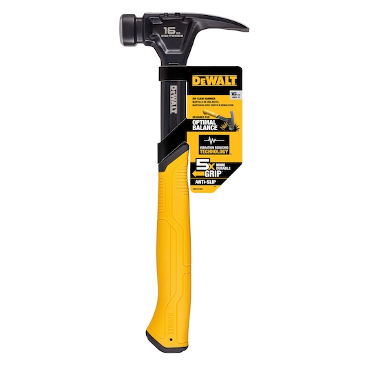 16 ounce steel rip claw nailing hammer with packaging tag. 16 ounce steel rip claw nailing hammer with packaging tag.