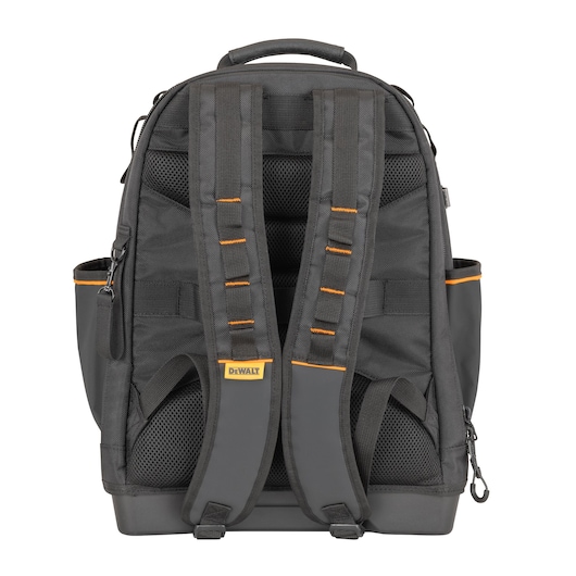 Limited Editon DEWALT/McLaren Backpack rear view of shoulder straps